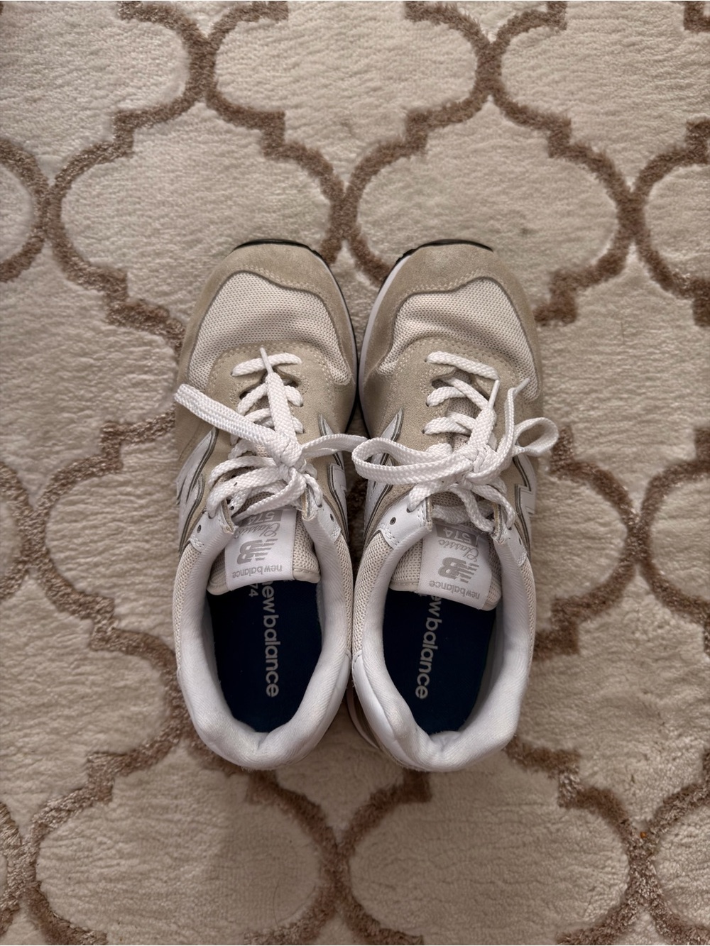 New Balance 574 White Sneaker